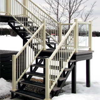 MARCHES D'ESCALIERS EN FIBRE DE VERRE